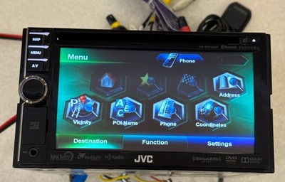 JVC KW-NT510HDT Navigation Touchscreen Bluetooth Pandora USB DVD Player