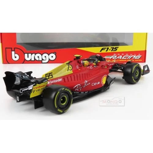 1:18 BURAGO Ferrari F1-75 #55 Monza Gp Italy 2022 Carlos Sainz BU16811SA-MONZA - Immagine 3 di 4
