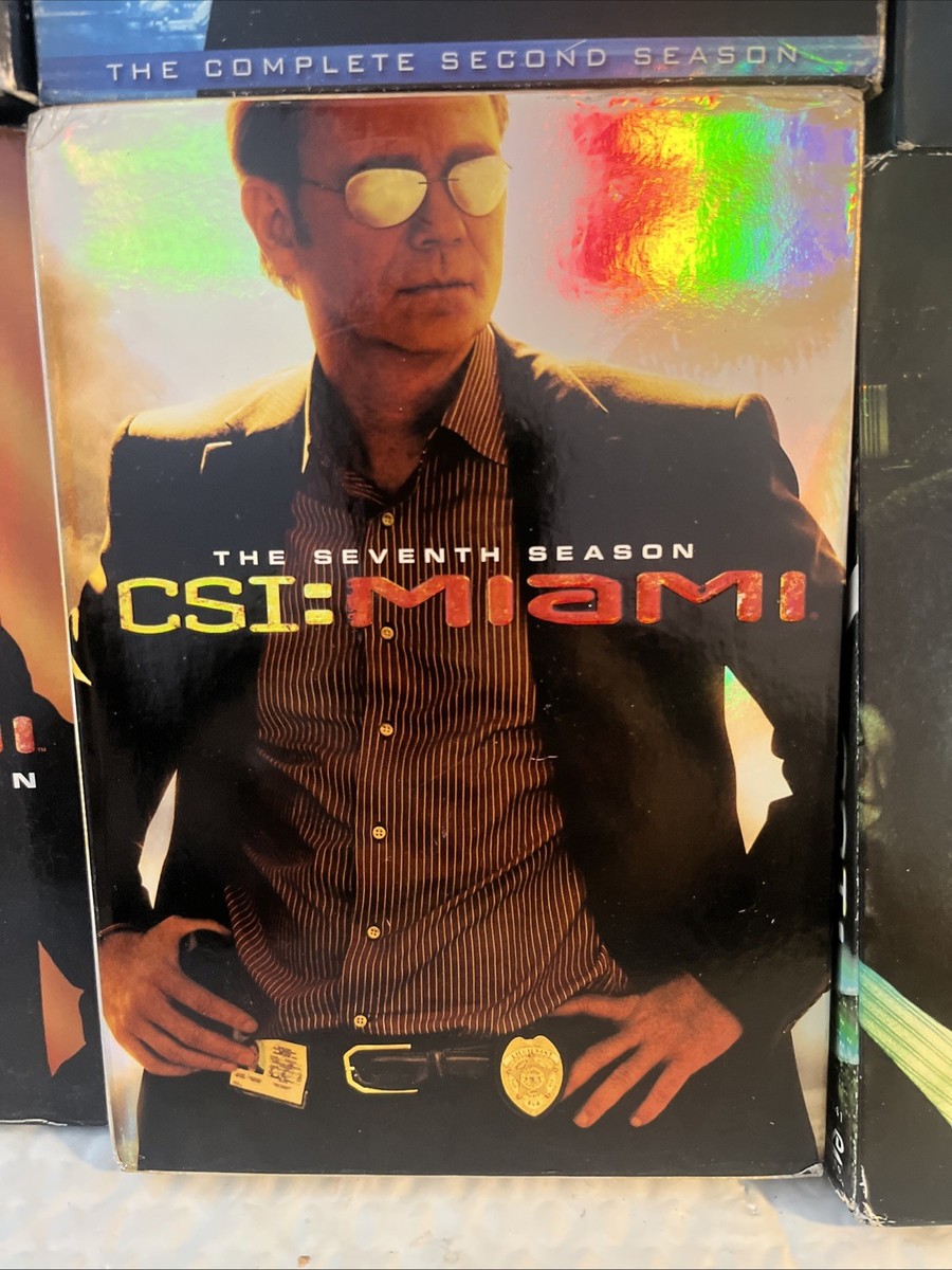 Lot of 6 Complete DVD Sets CSI NY Season CSI Miami Seasons 1 & 2,4