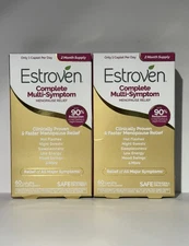 Estroven Complete Multi-Symptom Menopause Relief 120Cap.(60CT Each) exp 10/2026+