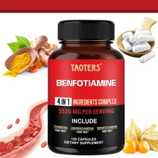 Benfotiamine 4-in-1 Capsule -Healthy nerve and brain function, blood circulation