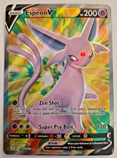 Pokemon Espeon V (Full Art) 179/203 SWSH07: Evolving Skies Near Mint Pack Fresh on eBay