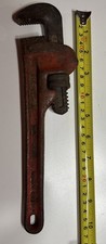 Vintage Made in USA Craftsman 10" Straight Pipe Wrench 5567 Heavy Duty