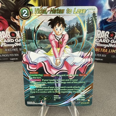 DBS BT30-054 SPR Videl, Hates To Lose Dragon Ball Super Masters Three Glorious
