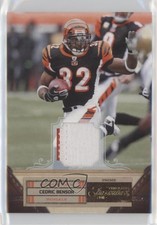 2011 Panini Timeless Treasures Material Jerseys Prime 4/25 Cedric Benson #14 0c6