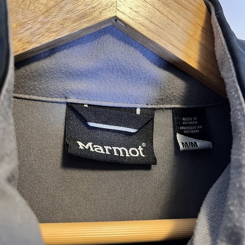 Marmot Softshell Black Full Zip Jacket Sz M Outdoor Gorpcore - Picture 4 of 10
