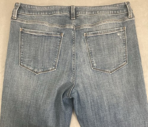 Cosmic Blue Love Women’s Boyfriend Cut Capri Cuffed Jeans Size 32 - Picture 7 of 11