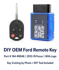 Diy Oem Ford Focus Remote Key 164-r8046 Key Cutting