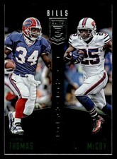 Thurman Thomas / LeSean McCoy 2016 Donruss Elite Lineage Green #LN-TM Bills ESE