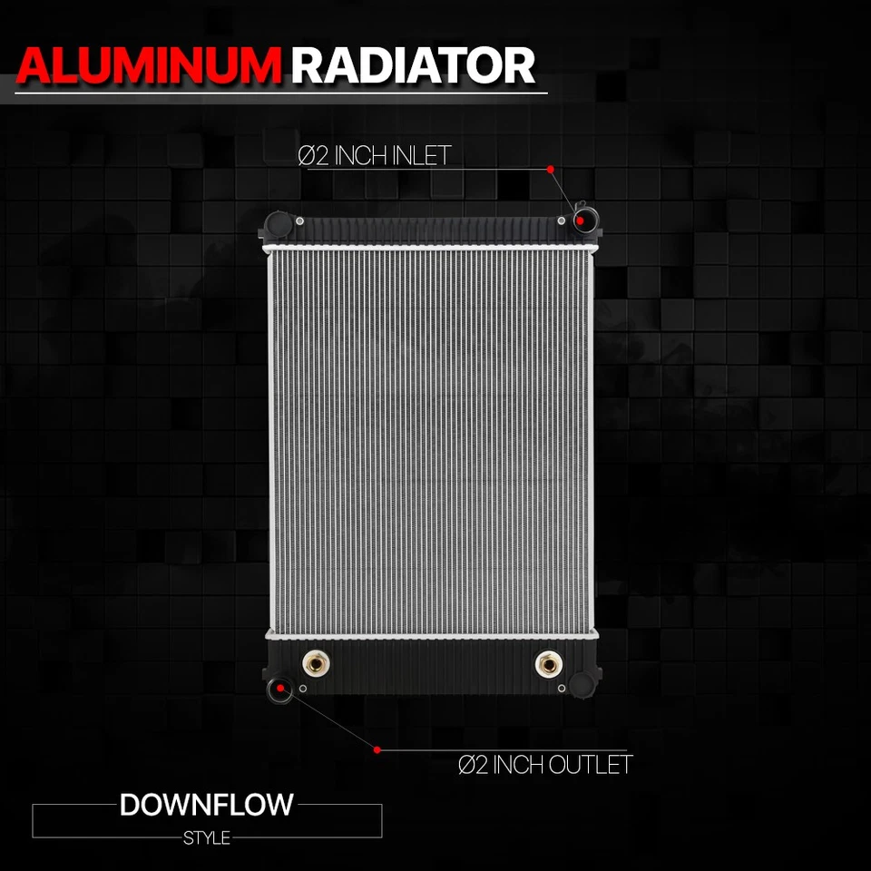 Radiator for 99-08 Freightliner Business Class M2 B2 Sterling Truck Acterra 6500 - Image 2 of 4