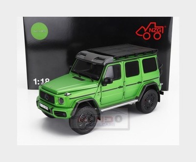 1:18 NZG Mercedes Benz G-Class G63 4X4 Amg 2023 Hell Green Magno 1075-31 Modellb