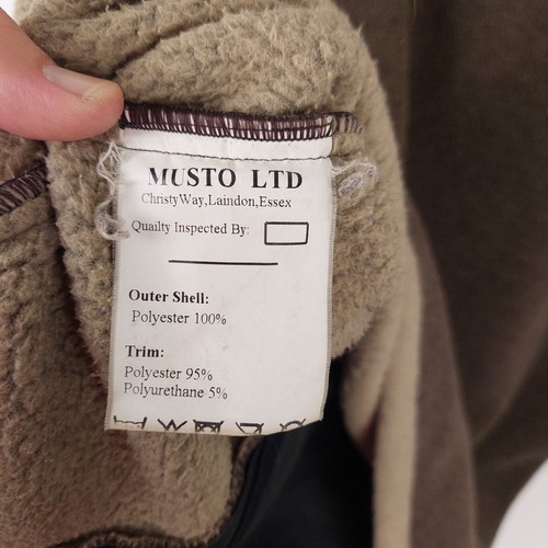 Chaleco Polartec de vellón marrón Musto ajustado para hombre talla XXL alto - Imagen 9 de 9
