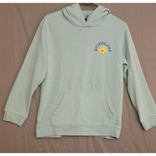 Quiksilver Pullover Hoodie Youth Size Large 14/16 Green