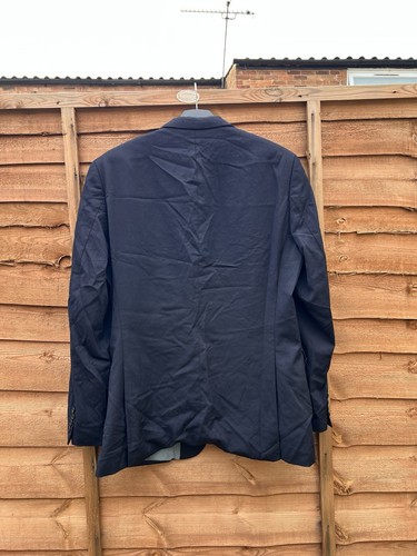 Hugo Boss suit blazer jacket navy blue size 52 model Pasolini super 100  - Picture 12 of 13