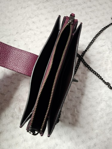 Bolso Bandolera Coach Metálico BERRY Cuero Turnlock 38934 Gunmetal Hardware Chai - Imagen 7 de 12