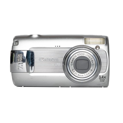 Canon PowerShot A470 7.1MP Digital Camera - Silver - FULLY FUNCTIONAL - Picture 4 of 10