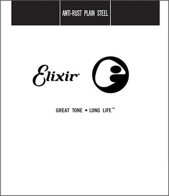 Elixir Single .018 Anti-Rust Plain Steel String