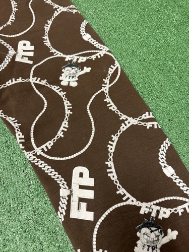 FTP Logo Diamond Chain Hoodie Jogginghose Set Gr. Medium braun *ausverkauft* MARKIERT - Bild 17 von 24