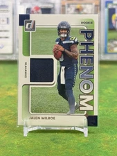 2025 Panini Donruss Phenom Rookie Patch Jalen Milroe RC - RPJ-JME