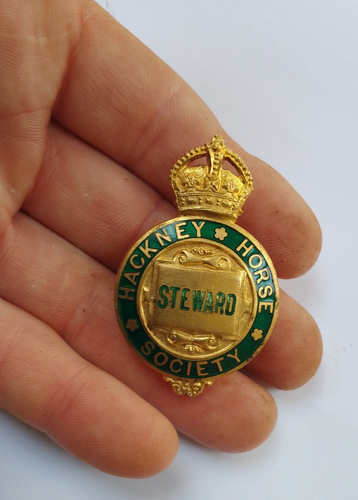 Hackney Horse society enamel badge Steward - Picture 3 of 5