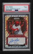 2022 Panini Prizm Rookie Shimmer 3/7 Juan Yepez #RA-JY PSA 9 MINT Auto 18yk