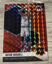 2020-21 Panini Mosaic - Rookie Devin Vassell #221 Red Mosaic Prizm (RC)