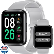 Pedometer Watch Senior Friendly No App/Phone Required, Waterproof Fitness Tra