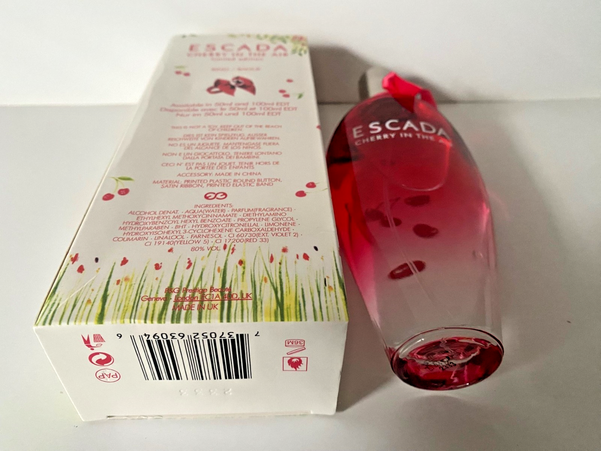 Cherry in the Air by Escada 100 ml Eau de Toilette spray new in