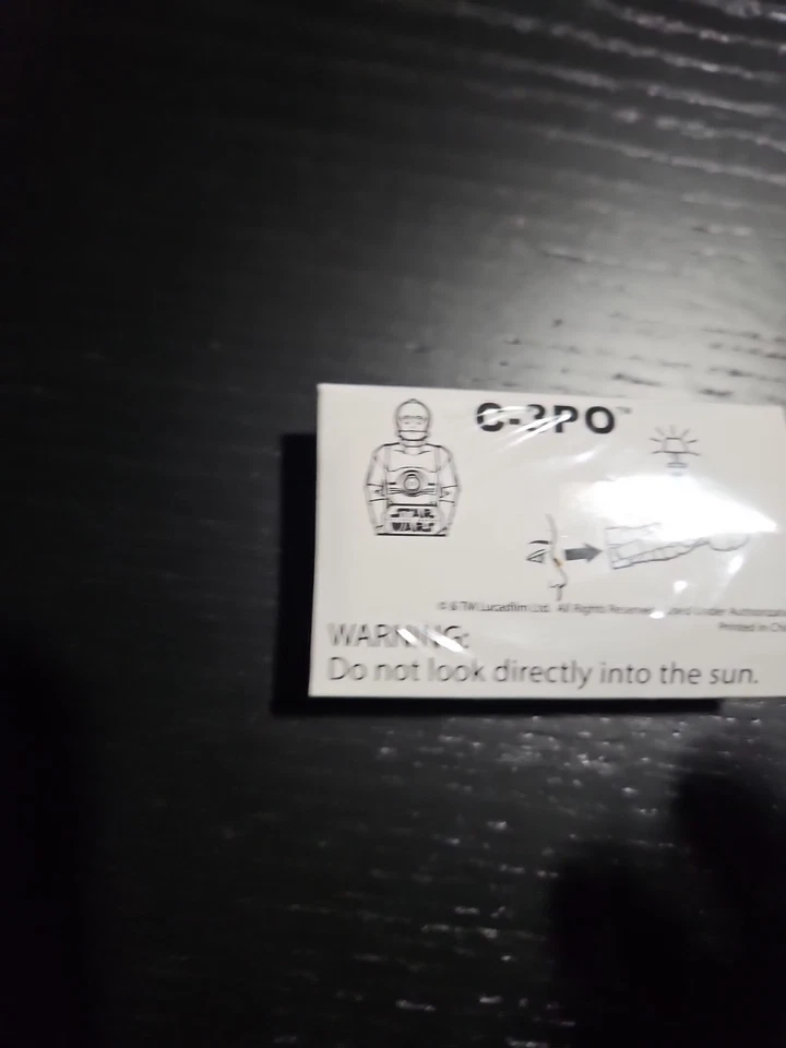 Visor de premios de cereales Star Wars The Force Awakens C-3PO General Mills nuevo en caja Foto 2 de 3