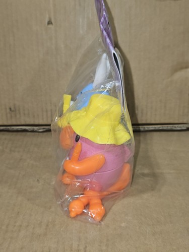 Vintage Osterhase Osterei Freunde Kunststoff Figuren mit Eiermalstift - Bild 2 von 6