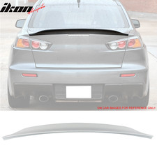 Se adapta a 08-17 Mitsubishi Lancer sedán estilo RS ALERÓN MALETERO LABIO PINTADO #W37 blanco