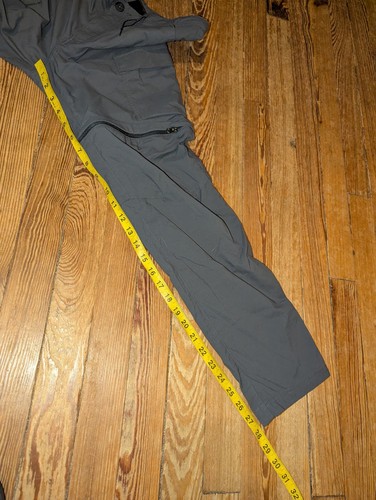 Rei Co-Op Sahara Convertible Pants Boys Size L Gray 28" Inseam Nylon Hiking - Picture 3 of 13