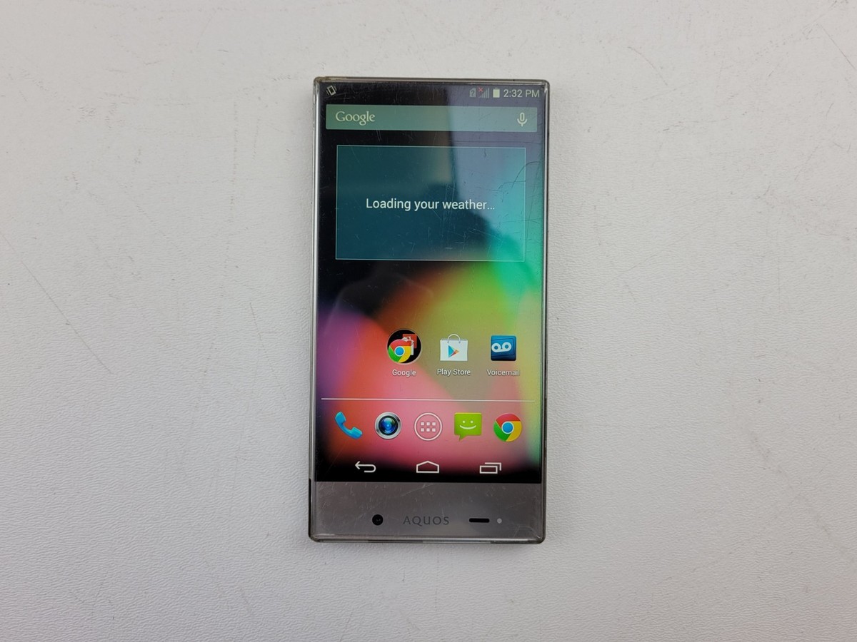 Sharp Aquos Crystal (306SH) 4GB - Silver (Boost Mobile) Smartphone