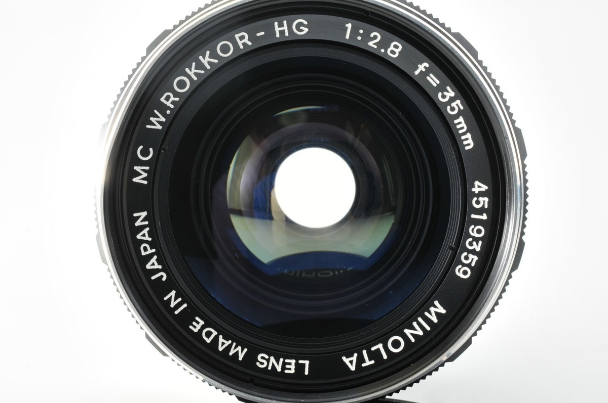 Minolta MC W.Rokkor HG 35mm F2.8 Wide Angle MF Lens Free