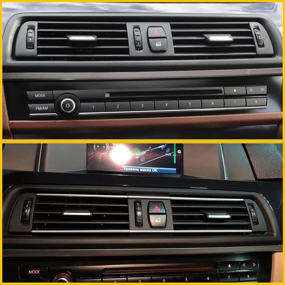 Rejilla de ventilación de CA para tablero central de EE. UU. para BMW 528i 535i 520d 525d 530d 535d xDrive 10-16 Foto 2 de 4