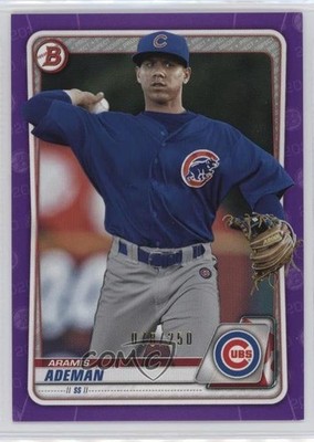 2020 Bowman Prospects Purple 78/250 Aramis Ademan #BP-110 gh4