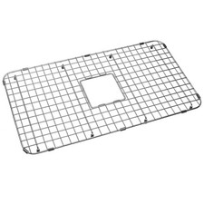 Serene Valley Sink Bottom Grid 26-7/8" x 14-7/8", Centered Drain with Corner ...