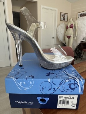 clear competition heels LIP108MG