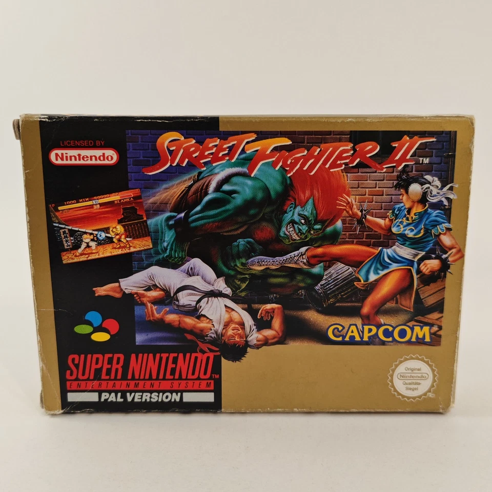 SNES Super Nintendo Street Fighter 2 OVP PAL - Bild 2 von 4