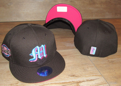 Miami Giants Negro League Barnstorming Ebbets Fitted Hat Cap Men's size 7 1/4