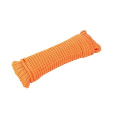 Orange 550lbs Tensile Strength 50 Foot 5mm Diameter 100 Polyester Paracord Rope