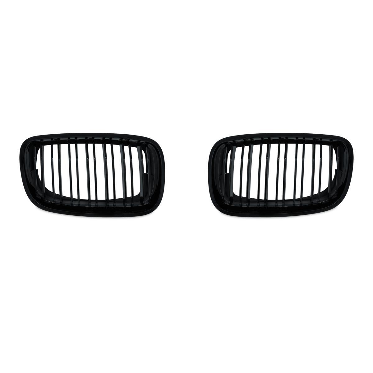Calandre avant pour BMW X5 E70 noire grille de pare-chocs sans emblème 2007-2013