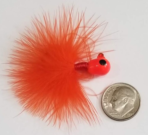 Three ( 3 ) Floating Head Hair Jig Maribou Marabou Trout Steelhead Walleye Lure - Imagen 5 de 7