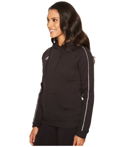 βοΈ adidas Women's Core 18 Soccer Hoodie Black Small NWT π SAME DAY SHIPPING π - Picture 3 of 4