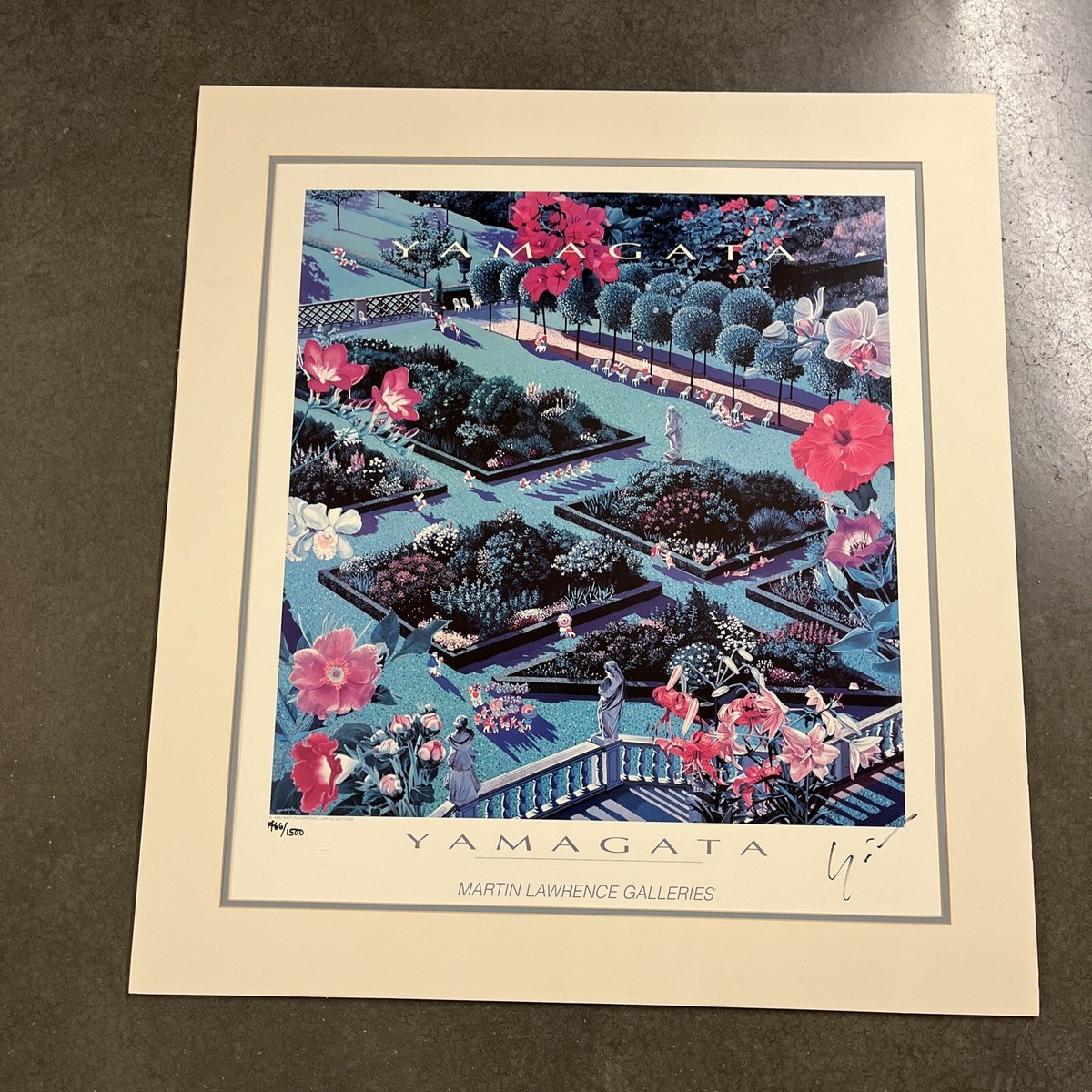 1990 Hiro Yamagata Sculpture Garden Signed Limited Edition