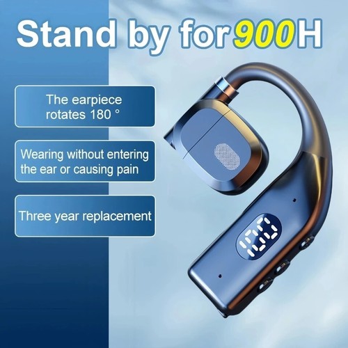 Trucker Wireless Headset Bluetooth 5.3 Ohrhörer Dual Mikro Ohrhörer Geräuschunterdrückung - Bild 16 von 18