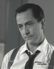 DAVID STRATHAIRN SIGNED 'GOOD NIGHT AND GOOD LUCK' 8x10 MOVIE PHOTO w/COA ACTOR
