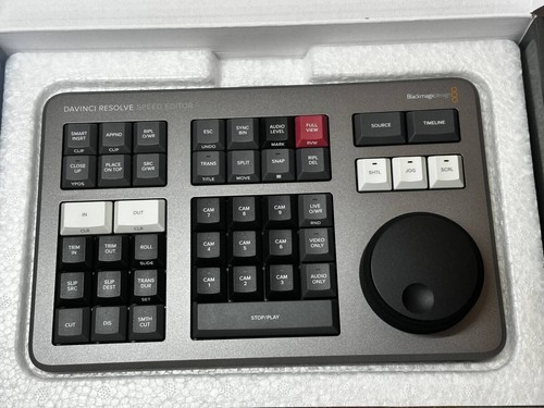 Blackmagic Design DaVinci Resolve Speed Editor NO Software License Excellent Box - Picture 2 of 2