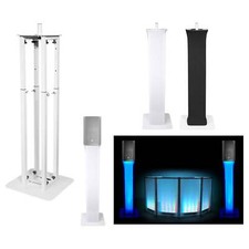  1 Rockville White Adjustable Totem Speaker Stand For Electro Voice ZLX-12P
