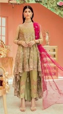 Pakistani Designer Chiffon Trail Frock Party Wear
